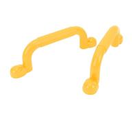 KIMISS 1 par de Manijas del Parque Infantil - Empuñaduras de Seguridad de Seguridad Resistentes a los Slip para Trepar, Swing Sets y Juegos de Juegos - Gran Tamaño para y para Adultos (Yellow)