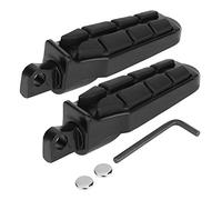 KIMISS 1 Par de Pedales de aluminio de la motocicleta del pie pedales con Herramientas de montaje de reposapiés