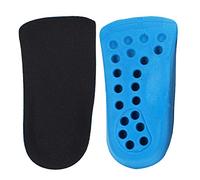 KIMISS 1 par de Plantillas de de PU: Colchón de Media Cómodo para Deportes, Elevación de 2-4 Cm, Diseño de Absorción de Choques (3 cm)
