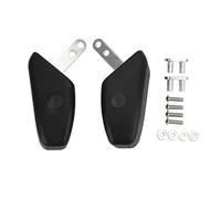 KIMISS - 1 par de reposabrazos trasero para motocicleta, pasamanos lateral universal negro con kit de montaje de repuesto para Goldwing GL1800 2021