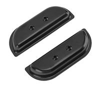 KIMISS 1 par de soportes para reposabrazos de panel de puerta de metal para camión F100 1973 a 1979 (negro)