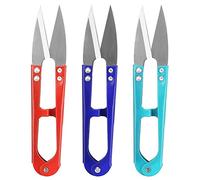 KIMISS 12 PCS Mijas de Hilo de Color mixto: Pequeñas Tijeras de Hilos para la Elaboración, Costura y Proyectos de Bricolaje