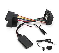 KIMISS 12 Pines Bluetooth AUX IN, o Adaptador con Micrófono Bluetooth Adaptador Cable Estéreo Apto para 207 307 407 308