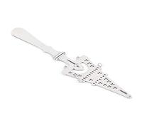 KIMISS 1x Cuchara de Absenta de Acero Inoxidable Barra de Filtro para Beber Cócteles de Ajenjo Herramienta #1-304 Diseño Antioxidante para Mezclas Tradicionales del Siglo XIX (Cuchara de absenta