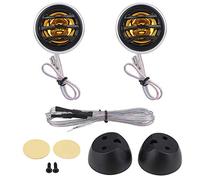 KIMISS 2 Altavoces Tweeter de cúpula para Coche, 12V 150W, Sonido estéreo superpotente, Ideales para o de automóvil, Altavoz Mini con bocina