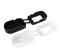 KIMISS 2 Fundas para Oxímetro, Oxímetro de Sangre, 2 Protectores de Monitor para Viajes a Casa, Caja de Oxígeno para PC, Color Blanco y Negro, Oxímetros de Pulso, Punta de Dedo