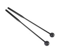 KIMISS 2 Mazos de Percusión PCS para y Marimba, Palos Livianos con un Agarre Cómodo (Todo negro)