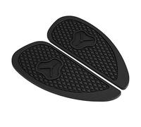 KIMISS 2 Piezas Almohadillas Antideslizantes para Tanque de Gasolina, para Moto Retro, Protector de Combustible Negro, Adhesivos de Tracción