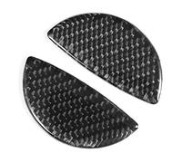 KIMISS 2 piezas coche interior puerta manija cubierta calcomanía de fibra de carbono para Mini Cooper R55/R56/R60/R61