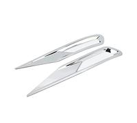 KIMISS 2 Piezas de Bisel de Ajuste de Cubierta de Luz Antiniebla Delantera Plateada e Reemplazo para XC60 2018-2021, Bisel de Lámpara Antiniebla ABS Premium, Fácil Instalación y Diseño Elegante