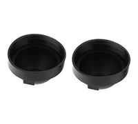 KIMISS 2 piezas de cubierta de goma negra para faros LED de coche, 90 mm, sellado hermético contra polvo y agua, compatible con múltiples modelos