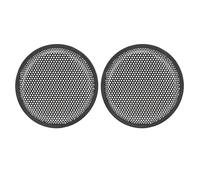 KIMISS 2 Piezas de Cubierta de Parrilla de Altavoz de 8 Pulgadas, Rejilla de Audio para Automóvil, Cubierta de Parrilla de Malla de Subwoofer de Hierro de Metal para Autocaravana