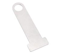 KIMISS 2 Piezas de Extensión de Correa de Casco con Anilla en D, Candado Universal de Acero Inoxidable para Casco de Motocicleta con Liberación Rápida, para Motocicleta, Scooter y