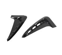 KIMISS 2 piezas de revestimiento de la cubierta de la toma de aire lateral delantera del coche, tomas de aire laterales con branquias decorativas para X5 F15 Sport 2014 2018, actualización (negro