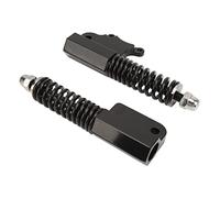 KIMISS 2 Piezas Delantera Hidráulica, Amortiguador M12 200 Mm Proceso de Control de Vibración de Pulverización a Prueba de óxido para Bicicleta Eléctrica Scooter