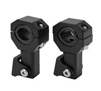 KIMISS 2 Soportes de Montaje para Focos, Abrazadera de Montaje para Focos de Aluminio, Apertura M5, 18 Mm-30 Mm, Soporte de Abrazadera Ajustable para Faros Delanteros para Motocross, Todoterreno, ATV