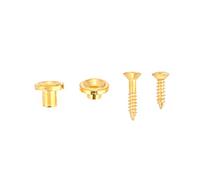 KIMISS 2 Uds 5mm 7,8mm Retenedor de árbol de Cuerdas con Tornillo para Accesorio de Pieza de Guitarra Eléctrica Piezas de Guitarra Eléctrica de Alto Rendimiento (GOLD)