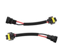 KIMISS 2 Uds 9005/9006 Macho a H11 Hembra Bombillas LED Adaptador Conector de Cableado-fácil Instalación Plug and Play