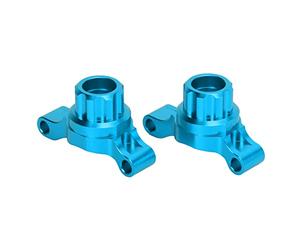 KIMISS 2 Uds Taza, RC Tazas De Dirección Traseras De Aleación De Aluminio Piezas De Mejora Accesorios a Escala y Carrocerías De Vehículos De Dirección Trasera Aleación Aluminio para TT02 1 10 Coche