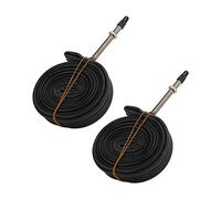 KIMISS 2 Uds Tubo Interior de Bicicleta Caucho Butílico 700x23C Válvula Francesa para Bicicletas de Carretera y -fácil Instalación, Conducción Cómoda, Respetuoso con el Medio Ambiente (700X23C Boca