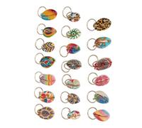 KIMISS 20 Anillos para Rastas de Concha, Lindos Clips Colgantes para Trenzado de Cabello para Peinados únicos y Accesorios de Moda