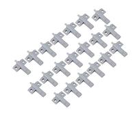 KIMISS 20 Piezas de Amortiguador de Plástico para la Puerta del Gabinete de Cajón Tranquilo - de Cierre Silencioso para Muebles para el Hogar, Gabinete, Armario, Tocador, Cajón y Armario