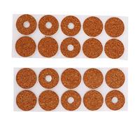 KIMISS 20 Piezas de Corcho Antideslizante para Púas y Accesorios de Guitarra + 5 Piezas de Púas de Guitarra de 0,71 Mm - Espaciadores de Corcho Ultrafinos que Absorben el Sudor, Aptos para Músicos y