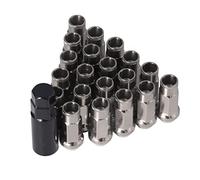 KIMISS 20 piezas tue s para rueda M12x1.25, para, accesorios coche universales, metal resistente, fácil instalación, tue s seguridad