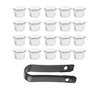 KIMISS 20Pcs Tapacubos para 307 308 408 206 207, cubierta decorativa para tornillos de llanta, accesorio de rueda, diseño resistente