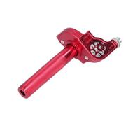 KIMISS 22mm / 0,87 Pulgadas Puños del Acelerador Manillar de la Motocicleta CNC Empuñaduras de Mano de Aluminio Reemplazo del Tubo del Acelerador para CRF(Rojo)