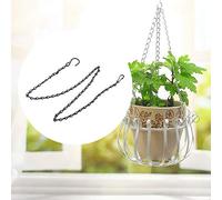 KIMISS 3 Pcs Ganchos de Cadena Colgante de Hierro Establecidos para Macetas de Jardín-90 Cm de Longitud con G-gozo-ideal para Macetas de Flores, Jaulas de Pájaros y Plantas en