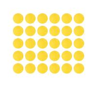 KIMISS 30 Bolas de Espuma EVA - Pelotas de Práctica de Espuma Suave para un Entrenamiento Seguro en Interiores y Exteriores - Ligeras, No Tóxicas, Ideales para la Práctica de Swing (Yellow)