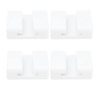 KIMISS 4 Estantes de Almacenamiento Montados en la Pared - Base de Carga sin Perforaciones para Controles Remotos y Teléfonos Móviles - Organizador Que Ahorra Espacio para Dormitorio, Baño y Oficina