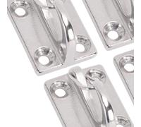 KIMISS 4 Ganchos de Resorte para Barco, Gancho de Suspensión Marina de Acero Inoxidable 316 con Soporte de Carga Fuerte, para Barco, Vela, Remolcador, Hogar, Parachoques Colgantes,