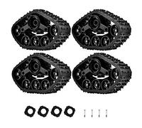KIMISS 4 Piezas de Coche RC, Neumático de Oruga para WPL 1 16 Military Traxxas RC Coche Neumático Rueda de Goma Camión Quitanieves