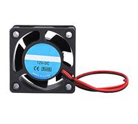 KIMISS 40x40x19mm DC 12v, Ventilador con Cojinete de Manguito 5010 12v 5cm 0.15A 4020 Ventilador de Pc de Refrigeración 60mm para Accesorios de Impresora 3D Negro
