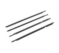 KIMISS 4Pcs para Toyota Land Cruiser Prado 120 2003-2009, Sellado de Ventana, Junta de Goma para Puerta Delantera/Trasera, Repuesto 75711-60061 y 75712-60061