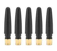 KIMISS 5 Computadoras SMA 2.4ghz 3dbi WiFi Antena Wi Fi Impermeable Prueba de Polvo Antena Interna Anti Interferencias 5cm para Tarjeta de Red Inalámbrica, Módulo Wi Fi (Macho SMA Recto)