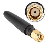 KIMISS 5 Computadoras SMA 2.4ghz 3dbi WiFi Antena Wi Fi Impermeable Prueba de Polvo Antena Interna Anti Interferencias 5cm para Tarjeta de Red Inalámbrica, Módulo Wi Fi (Hembra Recta SMA)