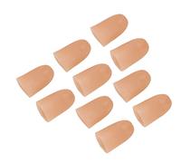 KIMISS 5 Pares de Accesorios para Pulgar con Luz LED, Luces de Dedo de PVC de 4,5 Cm con Batería de 3 V para Espectáculos de Magia, Halloween y Discotecas (Rojo)