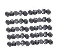 KIMISS 50 Piezas Electromagnéticas, Zumbador Pasivo Tipo 16 Ohmios Componentes de CA Piezoeléctricos 2 KHz 3 V 5 V 9 12