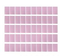 KIMISS 50 Tarjetas de Presentación Comercial, Grabado Láser, Placa de Aluminio Portátil Impermeable, Espacios en para Tarjetas de Visita de Aluminio, Azul y Resistente Al Desgaste,