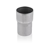 KIMISS 51mm to 60mm Adaptador de Tubo de escape de la motocicleta, Conector de silenciador de acero inoxidable (plata)