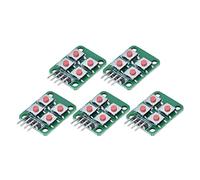 KIMISS 5PCS 2x2 Scan, 4 Teclado Teclado e Array Key Switch Botones Monitores para Control Eléctrico Pulsador