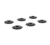 KIMISS 6 Piñones de Cadena 11T 25H para Scooter Eléctrico, Piñón de Motor de Acero con Orificio D de 8 Mm para Mayor Velocidad y Rendimiento, Piezas de Repuesto Ideales