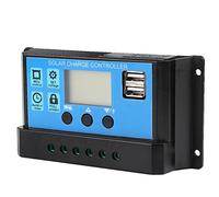 KIMISS 60A/50A/40A/30A/20A/10A 12V 24V Controlador de carga solar automático Controlador PWM(40A)
