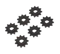 KIMISS 6PCS 25H 11T Piñón de Motor de Scooter Eléctrico Rueda de Cadena de Acero de 8 Mm con Orificio de Montaje en Forma de D para Motores de Alta Velocidad MY1020