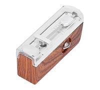 KIMISS 836 Taktell Metrónomo Piccolo, Mini Mecánico Universal Portátil para Piano Ukelele Guitarra Violín, Instrumentos Musicales de Sonido Claro (Madera Natural)