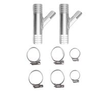 KIMISS Abrazadera de Manguera en Y, Reductor para Manguera de Aleación de Aluminio, 1 Pulgada a 5,8 Pulgadas for Conexión de Conductos