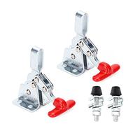 KIMISS Abrazadera de Palanca de Soldadura de 2 Piezas, Accesorio Horizontal, Compresor de Codo, Herramienta Manual de Liberación Rápida GH-13005, Diseño Ergonómico, Fuerza de Sujeción de 68 Kg,